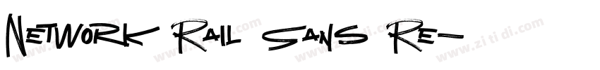 Network Rail Sans Re字体转换